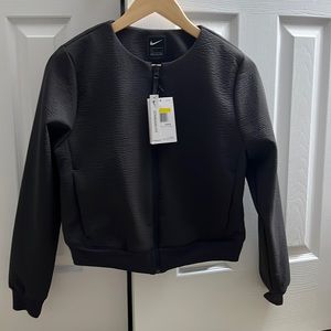 Nike standard fit dark grey jacket small nwt
